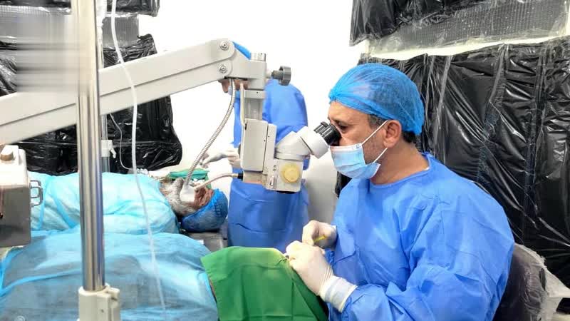 229عملية جراحية خلال المخيم الـ69 لطب العيون في الدريهمي بالحديدة