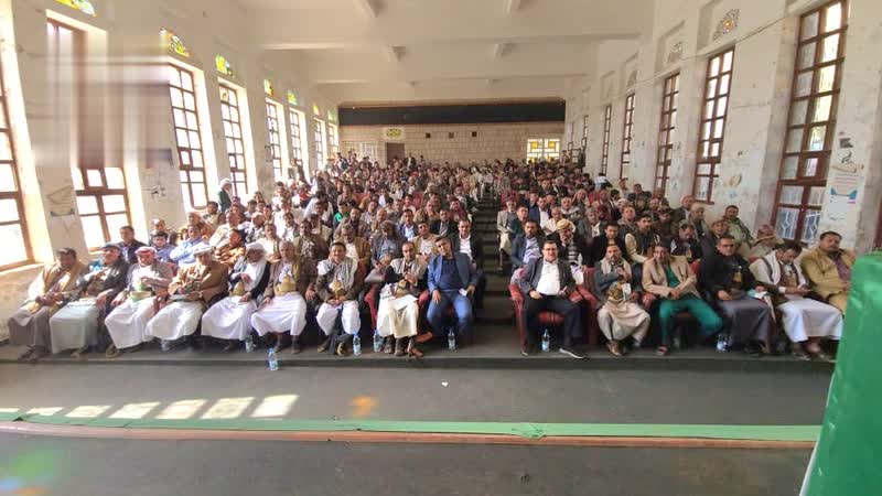 المكاتب الخدمية في المحويت تُحيي ذكرى سنوية الشهيد القائد بفعالية خطابية