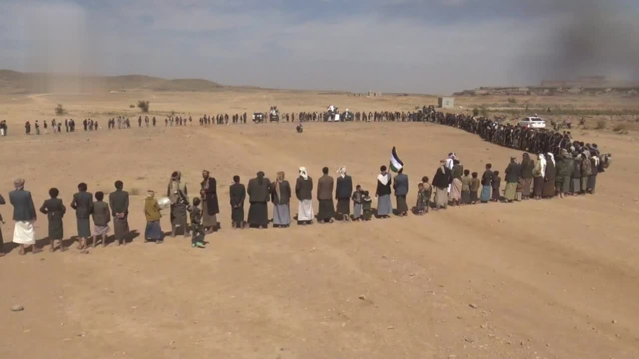 وقفة ومسير لخريجي دورات “طوفان الأقصى” في بني حشيش