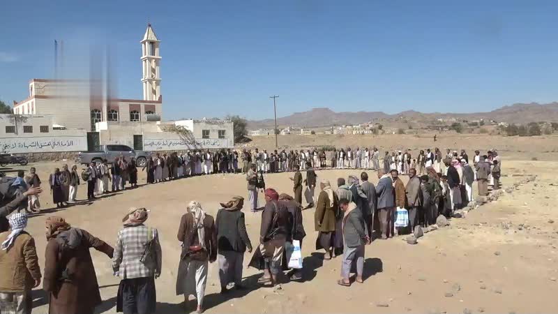 وقفة قبلية مسلحة في جحانة إعلانًا للجهوزية