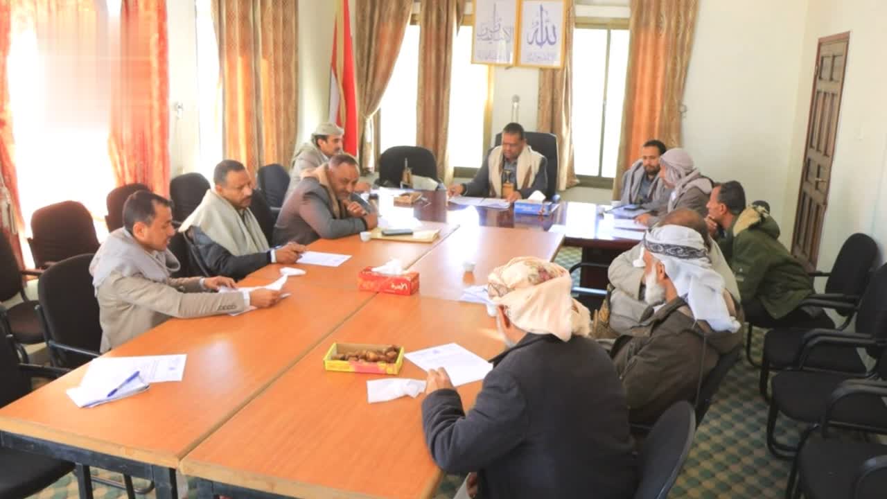 اجتماع يناقش التقرير السنوي والحساب الختامي لمؤسسة مياه صعدة