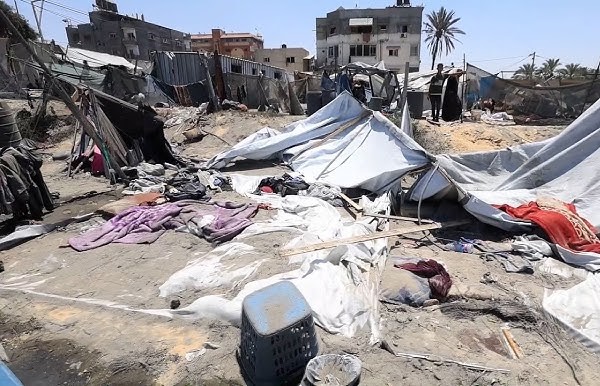 “الشعبية”: قصف خيام النازحين الفلسطينيين في خان يونس جريمة حرب مكتملة