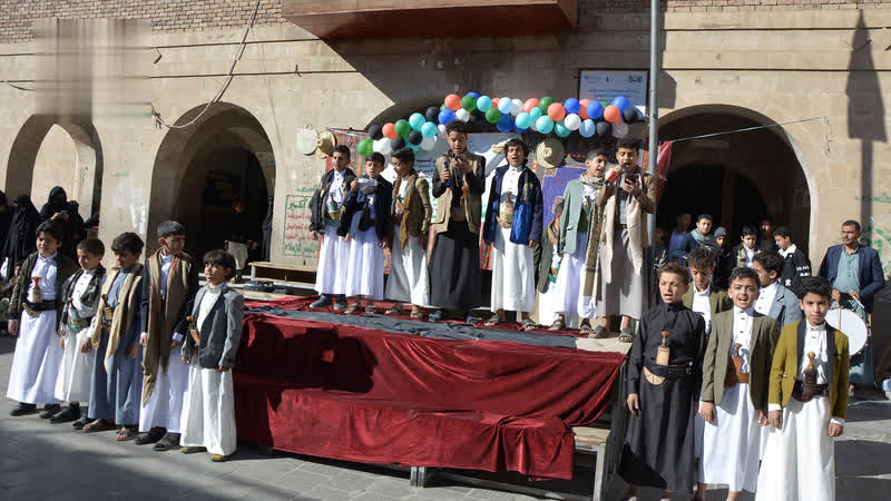 القطاع التربوي في صنعاء القديمة ينظم فعالية بعيد جمعة رجب