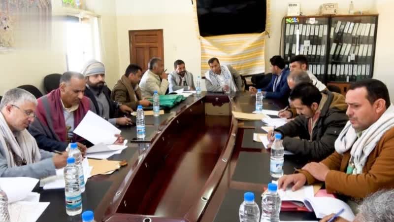 مناقشة طلبات حفر آبار جديدة ومؤجلة في عمران