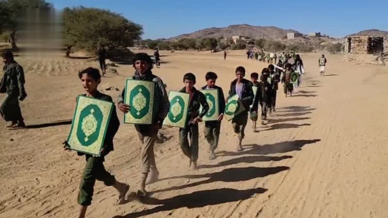 مسير لطلاب العبدية في مأرب إحياء لجمعة رجب ونصرة للقرآن الكريم