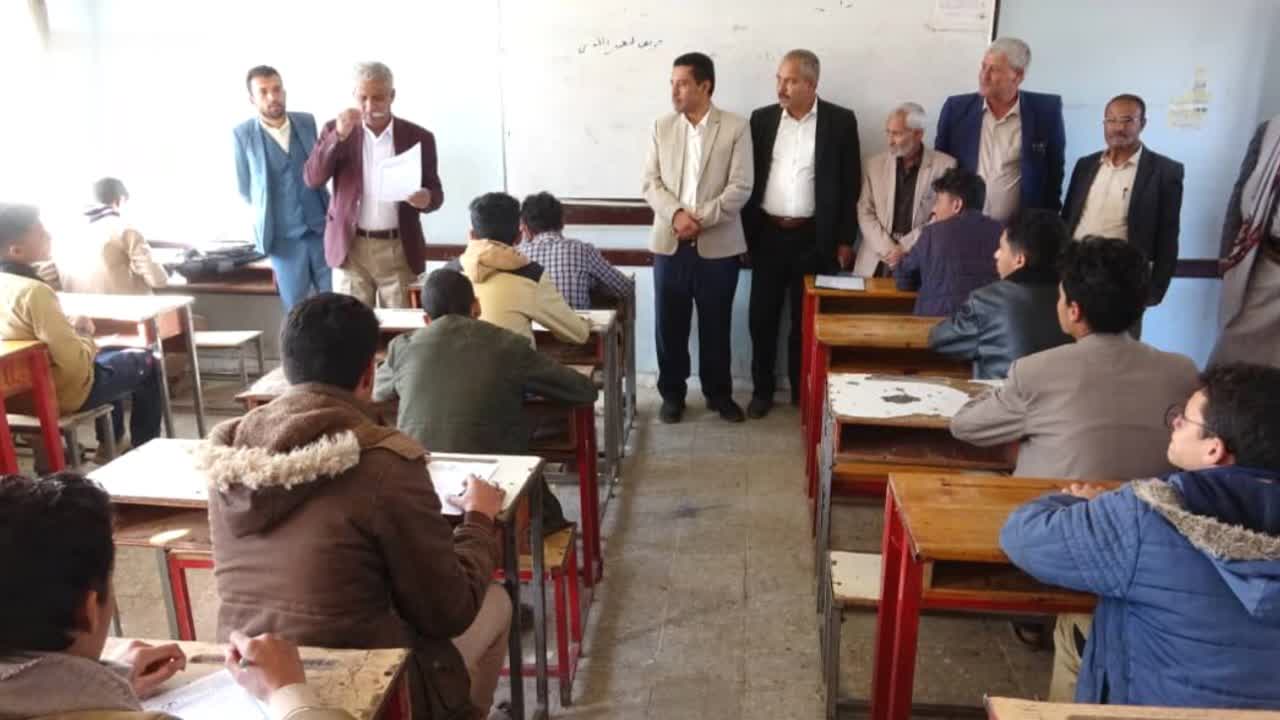 تدشين اختبارات الفصل الدراسي الثاني في ذمار