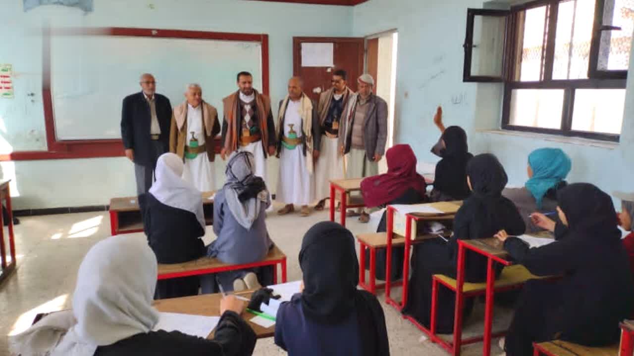 تدشين اختبارات الفصل الدراسي الثاني في محافظة صنعاء