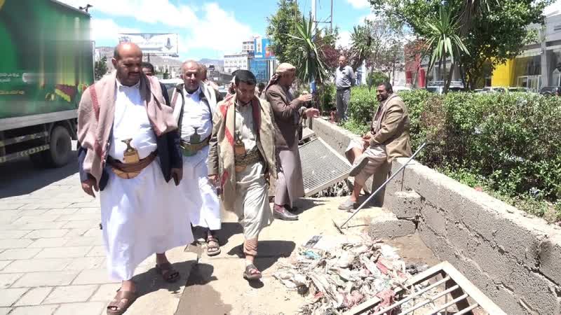 تفقد أعمال الحد من أضرار السيول في صنعاء الجديدة