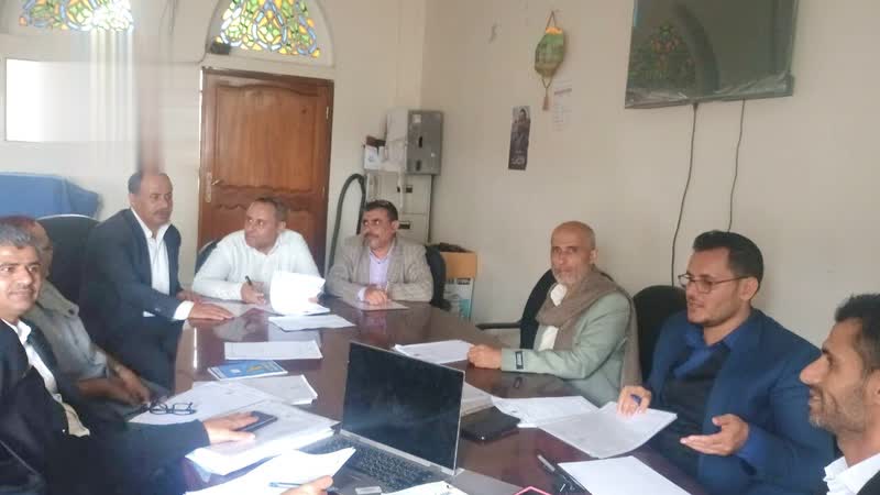 اجتماع في جامعة حجة يناقش شؤون الطلاب والدراسات العليا والأكاديمية