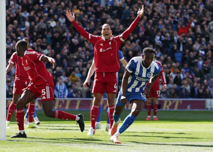 ليفربول يسقط في فخ الخسارة أمام برايتون بالدوري الإنجليزي