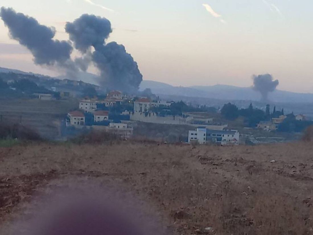 10شهداء بغارات صهونية على جنوبي لبنان