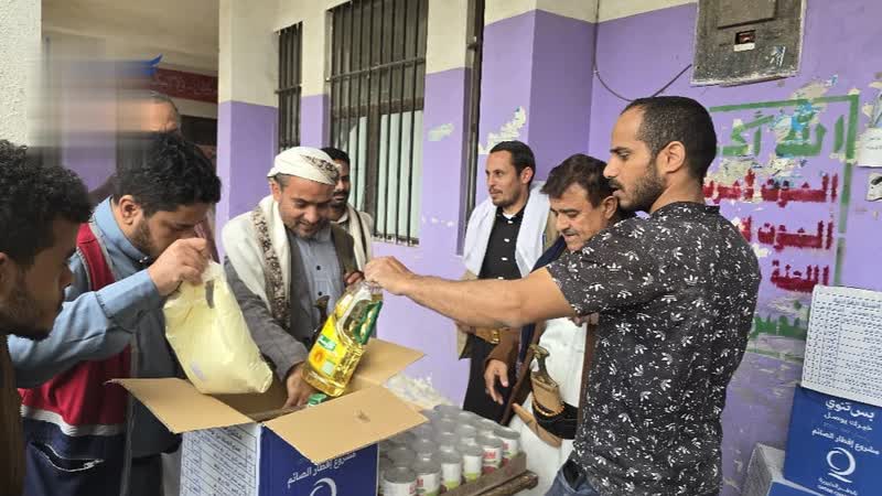 توزيع 4200 سلة غذائية للأسر المحتاجة في العاصمة
