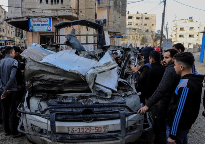داخلية غزة تدين استهداف العدو الإسرائيلي مركبة أدت لاستشهاد ضابط وثمانية من جنودها