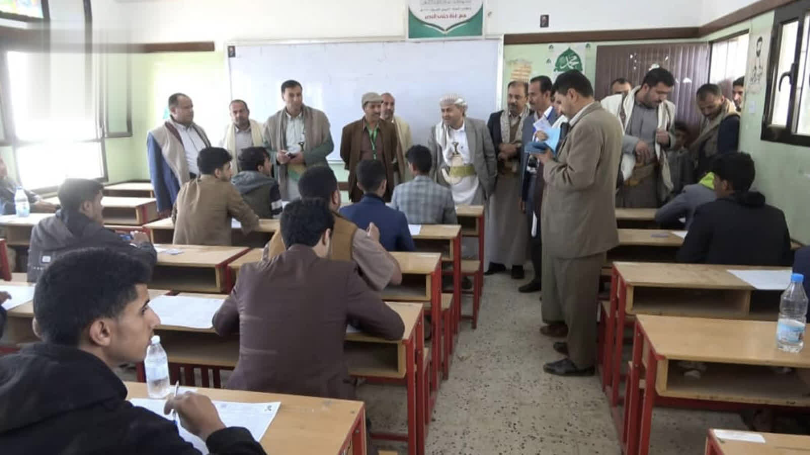 تدشين اختبارات الشهادة الثانوية العامة في عمران