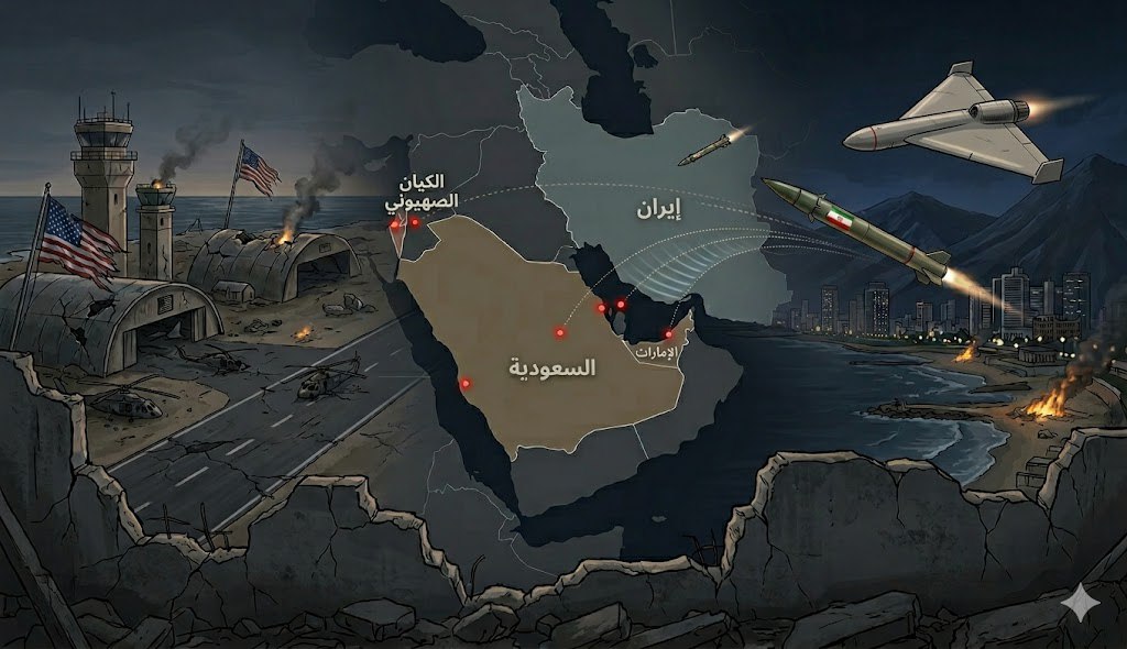 القواعد الأمريكية في الخليج.. بين الوهم الأمني وقوة الردع الإيراني