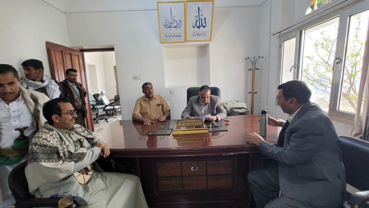 الصوفي يطلع على مستوى الانضباط بجامعة حجة وهيئة الجمهوري وعدد من المكاتب