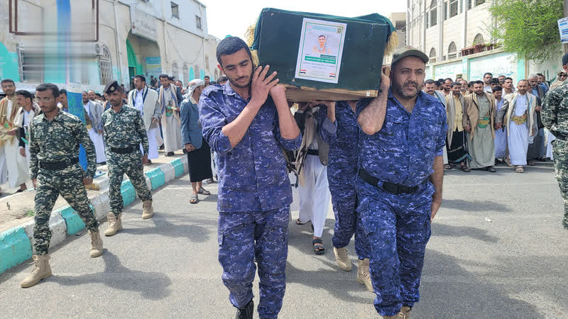 تشييع جثمان الشهيد الحسن محمود المغربي في حجة