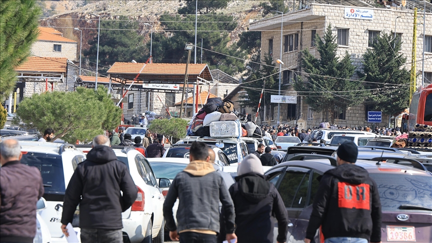 ارتفاع عدد النازحين اللبنانيين جراء العدوان الإسرائيلي إلى أكثر من 1.34 مليون شخص