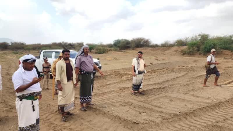 تفقد سير العمل في مبادرة استصلاح وادي الغليسي بمديرية القناوص في الحديدة