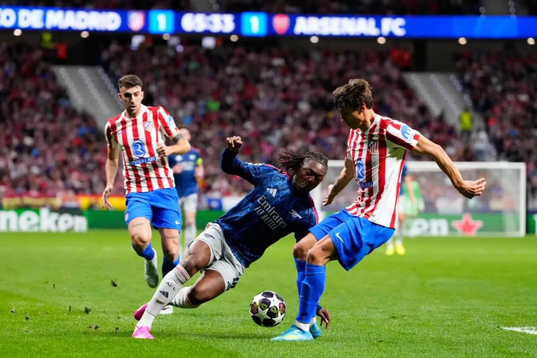 التعادل يحسم لقاء آرسنال وأتلتيكو في نصف نهائي دوري الأبطال