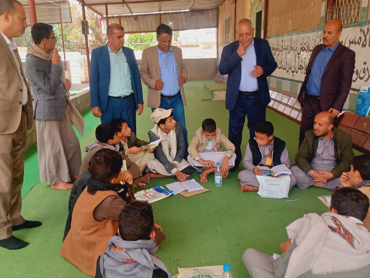 تفقد سير الدورات الصيفية في مركز الإمام الهادي بذمار