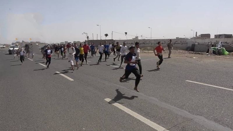 سباق رياضي لطلاب الدورات الصيفية في بني الحارث