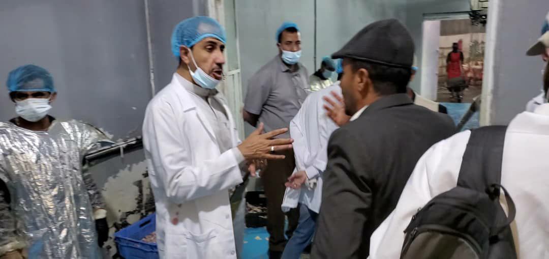 زيارة ميدانية لمسلخ التوحيد للدواجن في ذمار