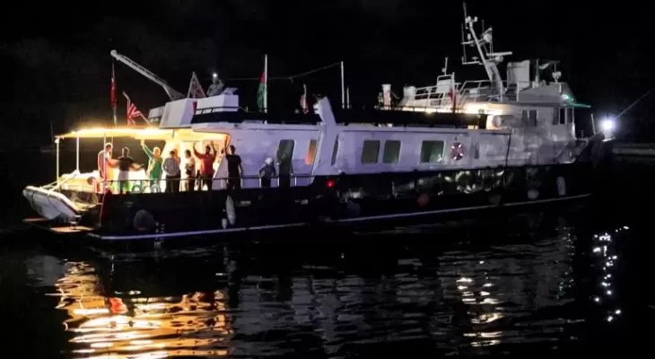 العدو الإسرائيلي يهاجم أسطول الصمود المتجه لغزة قبالة سواحل اليونان