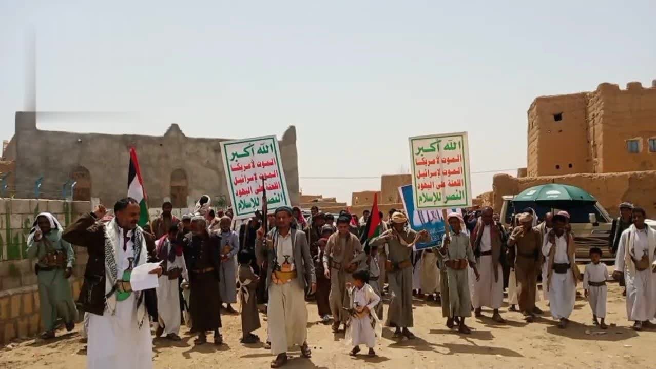 محافظة الجوف تشهد مسيرات حاشدة احتفاءً بالنصر وتأكيدًا على وحدة الساحات