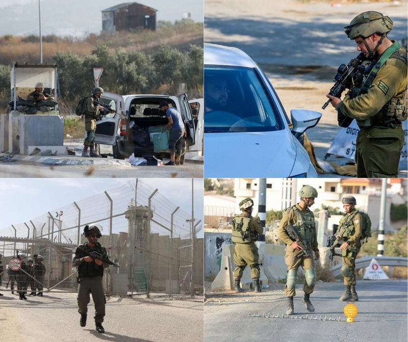 العدو الصهيوني يشدد إجراءاته العسكرية عند مداخل عدة بلدات في جنين ويغلق شوارع بالقدس