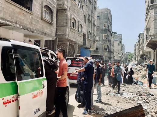 إصابة عدد من الفلسطينيين في قصف صهيوني شمال غربي غزة