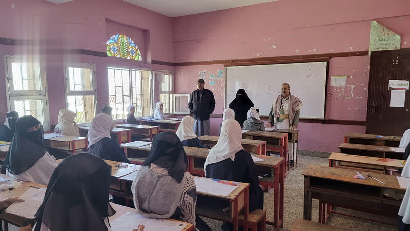 تفقد سير اختبارات الثانوية العامة في العاصمة