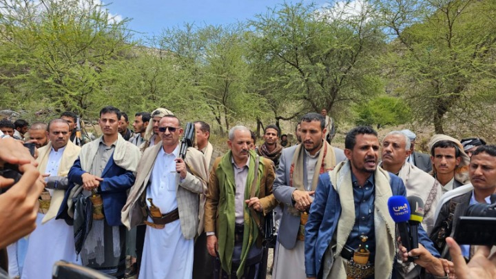 زيارة المرابطين في جبهة العود بالضالع