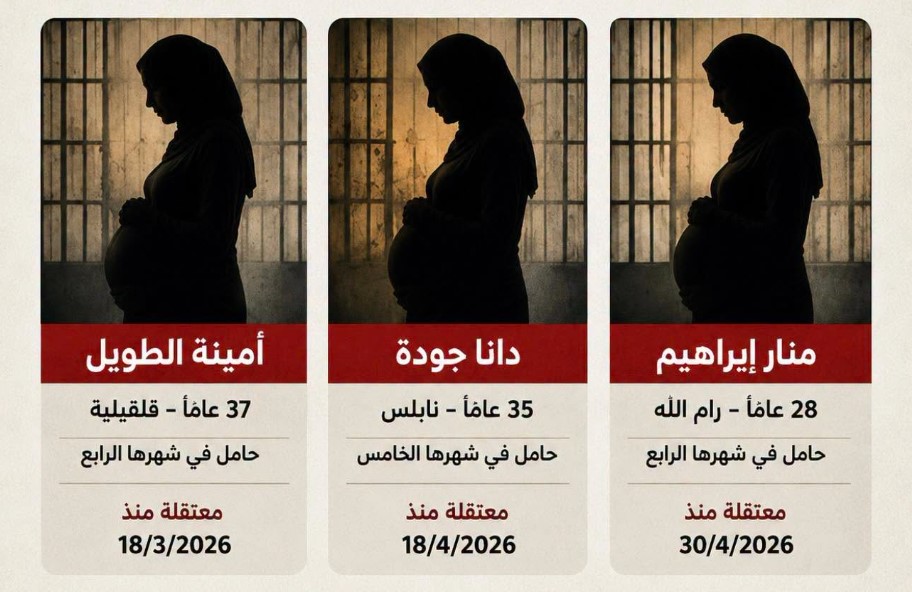 نادي الأسير الفلسطيني يطالب بتدخل عاجل للإفراج عن ثلاث أسيرات حوامل