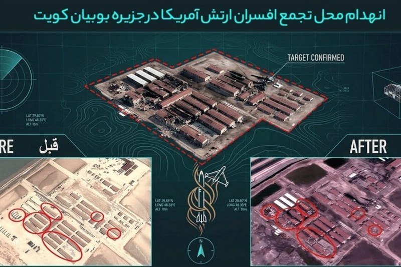أضرار واسعة جراء ضربات صاروخية إيرانية على مواقع عسكرية أمريكية في غرب آسيا