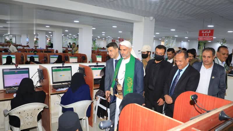 العلامة مفتاح يتفقد سير اختبارات الدور التكميلي لطلاب الثانوية العامة