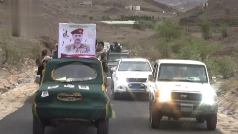 تشييع جثمان الشهيد العميد محمد قيران في سنحان