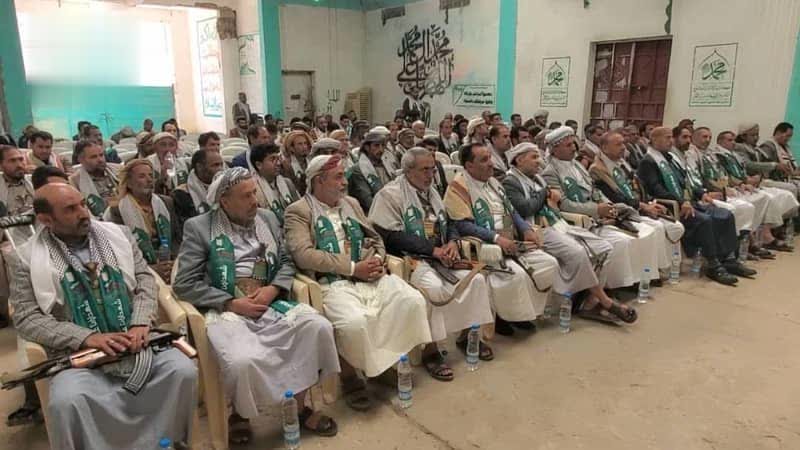 فعالية خطابية في عمران إحياءً للذكرى السنوية للشهيد