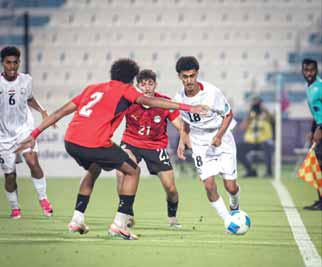 منتخب الناشئين يخسر أمام نظيره المصري في أصعب مبارياته بكأس الخليج